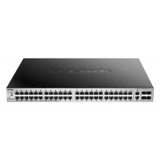 D-Link DGS-3130-54PS L3 Stck. Mng. PoE switch, 48x GbE PoE+, 2x 10G RJ-45, 2x 10G SFP+, PoE 370W D-Link DGS-3130-54PS L3 Stck. Mng. PoE switch, 48x GbE PoE+, 2x 10G RJ-45, 2x 10G SFP+, PoE 370W