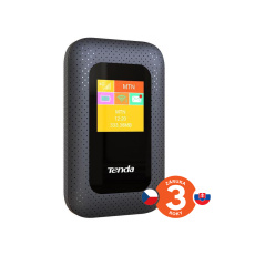 Tenda 4G185 Wi-Fi N300 mobile 4G LTE Hotspot s LCD, baterie 2100 mAh, 1x microSIM,microSD, až 10 hod