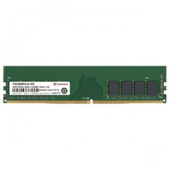 Transcend paměť 4GB DDR4 2666 U-DIMM 1Rx8 512Mx8 CL19 1.2V