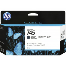 HP 745 inkoustová náplň matná černá, F9J99A HP 745 inkoustová náplň matná černá, F9J99A