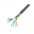 LANBERG LAN KABEL 100MB/S 305M PEVNÝ CCA ŠEDÝ