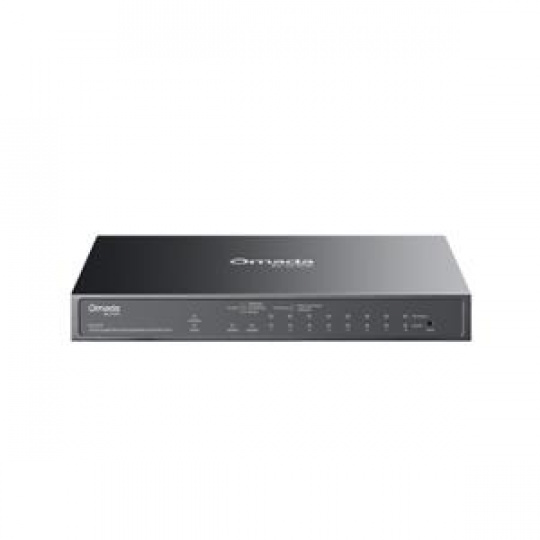 TP-Link ES210GP Omada 10portový gigabitový easy managed switch s 8 porty PoE+