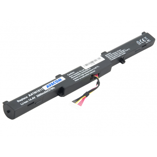 Baterie AVACOM pro Asus G553, GL753, N552 Li-Ion 14,4V 2600mAh 37Wh