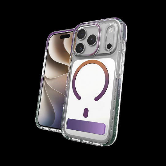 Case Santa Cruz Snap Kickstand Metallic with Camera Button Apple iPhone 18 Pro/17 Pro CosmicRadiance Case Santa Cruz Snap Kickstand Metallic with Camera Button Apple iPhone 18 Pro/17 Pro CosmicRadiance