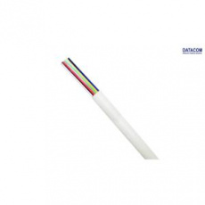 DATACOM Telefonní kabel 6-žilový lanko 100m bílý DATACOM Telefonní kabel 6-žilový lanko 100m bílý