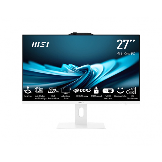 MSI PRO/AP272P 14M-892CZ/27"/FHD/i7-14700/16GB/1TB SSD/UHD 770/W11P/Bílá/3R