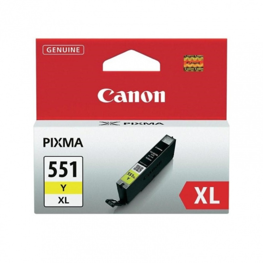 Canon CLI-551 XL Y, žlutá velká