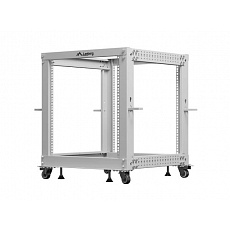 LANBERG OTEVŘENÝ RACK 19" 12U 600X600-1100 NASTAVITELNÝ ŠEDÝ
