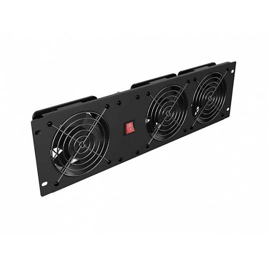 VERTIKÁLNÍ VENTILAČNÍ PANEL 19" 3U PRO RACK TŘI VENTILÁTORY 230V ČERNÝ LANBERG VERTIKÁLNÍ VENTILAČNÍ PANEL 19" 3U PRO RACK TŘI VENTILÁTORY 230V ČERNÝ LANBERG