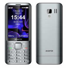 ALIGATOR D950 Dual sim stříbrný