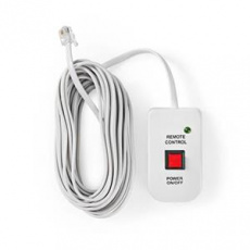 Nedis PIMSRC05WT - Dálkový Ovladač Měniče | pro Nedis Měniče Modifikované Sinusoidy | Kabel 5 m Nedis PIMSRC05WT - Dálkový Ovladač Měniče | pro Nedis Měniče Modifikované Sinusoidy | Kabel 5 m