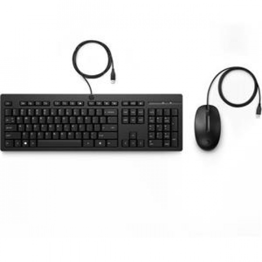 HP 225 Wired Mouse and Keyboard Combo -CZ - SK lokalizace