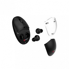 C-TECH Myš s TWS sluchátky WLM-21 Dual mode, bezdrátová, BT5.0 + 2,4GHz, 1600DPI, 3 tlačítka, USB nano receiver, černá C-TECH Myš s TWS sluchátky WLM-21 Dual mode, bezdrátová, BT5.0 + 2,4GHz, 1600DPI, 3 tlačítka, USB nano receiver, černá