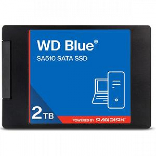 WD BLUE SSD 3D NAND WDS200T5B0A 2TB SA510 SATA/600, (R:560, W:520MB/s), 2.5" WD BLUE SSD 3D NAND WDS200T5B0A 2TB SA510 SATA/600, (R:560, W:520MB/s), 2.5"