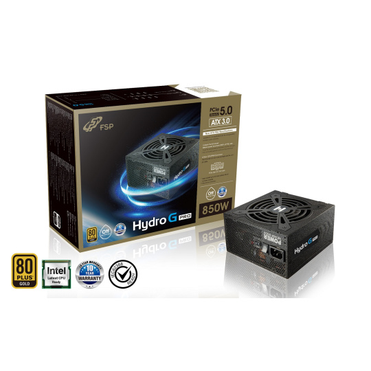 FSP HYDRO G PRO 850/850W/ATX 3.0/80PLUS Gold/Modular/Retail