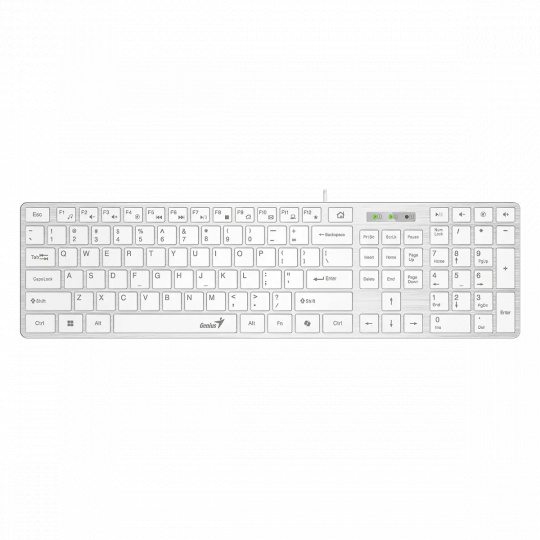 GENIUS Slimstar 126 klávesnice + Copilot bílá