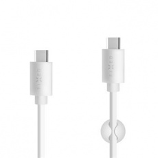 Kabel FIXED USB-C/USB-C, 1m, PD, 60W, bílý Kabel FIXED USB-C/USB-C, 1m, PD, 60W, bílý