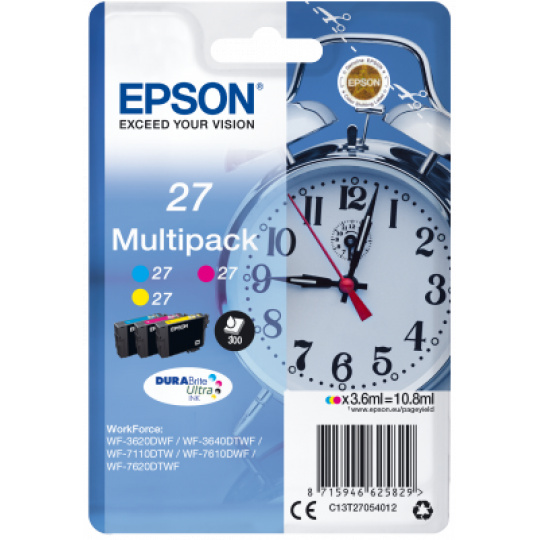 Epson Multipack 3-colour 27 DURABrite Ultra Ink