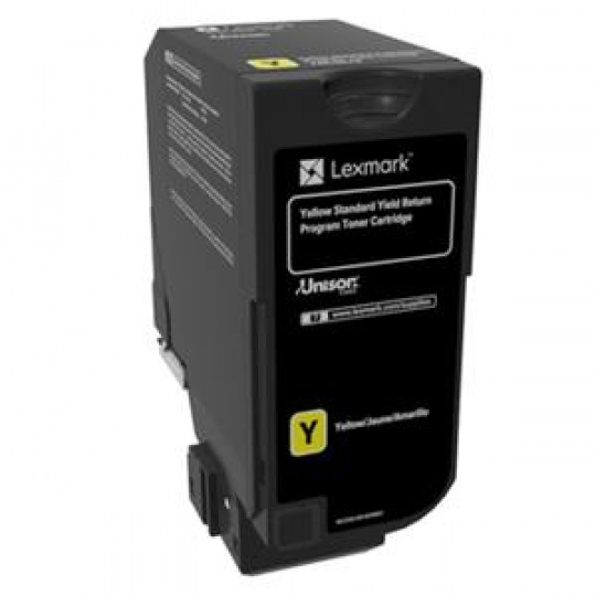 Lexmark CS720, CS725, CX725 Yellow Standard Yield Return Programme Toner Cartridge - 7 000 stran