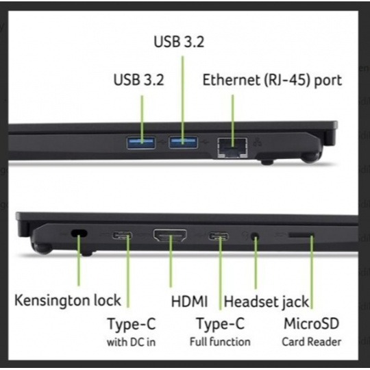 Acer Extensa 14 (EXO14-71-54VZ) Core Ultra 5 115U/16GB/512GB SSD/14" WUXGA  IPS/Win11 Home/černá
