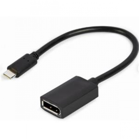 GEMBIRD USB Type-C na DisplayPort adaptér kabel 4K, 15 cm, černý