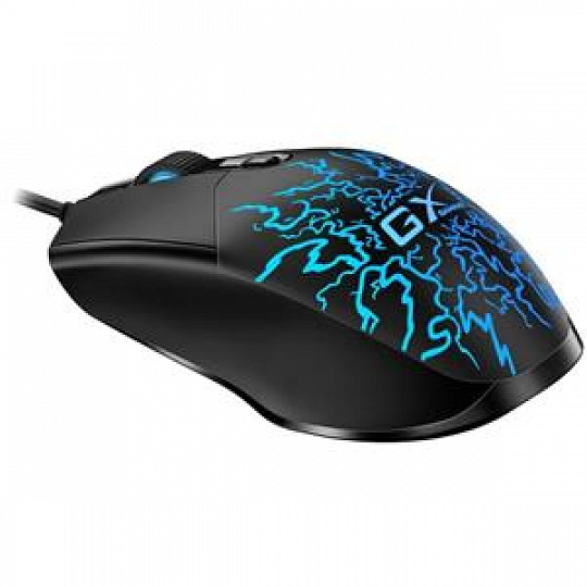 Genius GX GAMING Scorpion M300 Crack,Myš, herní, drátová, optická, 800-2400 DPI, 4 tlačítka, RGB podsvícení, USB,černá