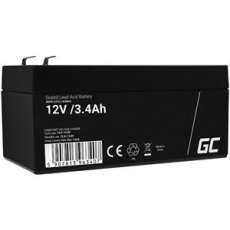 Green Cell AGM VRLA 12V 3.4Ah maintenance-free battery for the alarm system, cash register, toys Green Cell AGM VRLA 12V 3.4Ah maintenance-free battery for the alarm system, cash register, toys