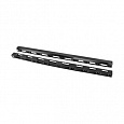 Lanberg VERTICAL CABLE MANAGEMENT PANEL 42U FOR 19" FREE-STANDING CABINETS 2PCS BLACK