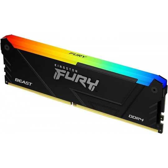 Kingston FURY Beast/DDR4/128GB/2666MHz/CL16/4x32GB/RGB/Black