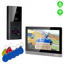 EVOLVEO DoorPhone AHD10, Sada domácího WiFi videotelefonu s ovládáním dveří a RFID, černo stříbrný 1 EVOLVEO DoorPhone AHD10, Sada domácího WiFi videotelefonu s ovládáním dveří a RFID, černo stříbrný 1