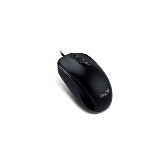 GENIUS DX-110/Kancelářská/Optická/1 000 DPI/Drátová USB/Černá