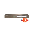 Tenda TEG1016D - 16x Gigabit Switch, Fanless-bez ventilátorů, Rackmount, ochrana proti přepětí