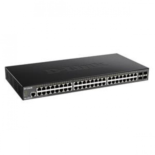 D-Link DGS-1250-52X, 48-port Gigabit Smart Managed Switch with 4x 10G SFP+ ports