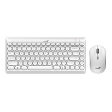 Genius bezdrátový set klávesnice a myši LuxeMate Q8000 white Genius bezdrátový set klávesnice a myši LuxeMate Q8000 white