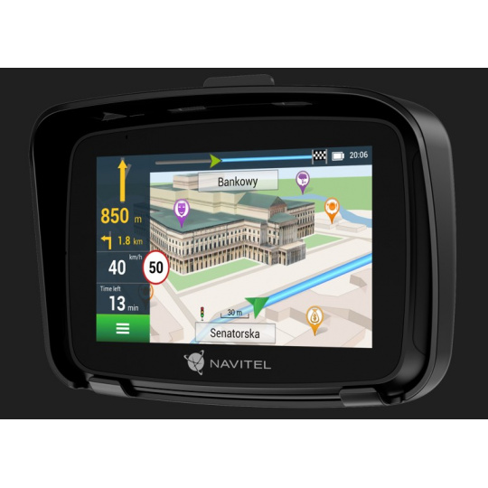 Víceúčelová motocyklová navigace NAVITEL G590 MOTO