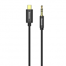 Baseus audio kabel Yiven z USB-C na Jack 3,5mm černý