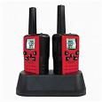 EVOLVEO FreeTalk 2W, PMR vysílačka s výkonem 0,5 a 2W, červenočerná