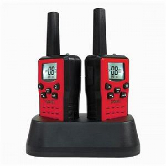 EVOLVEO FreeTalk 2W, PMR vysílačka s výkonem 0,5 a 2W, červenočerná EVOLVEO FreeTalk 2W, PMR vysílačka s výkonem 0,5 a 2W, červenočerná