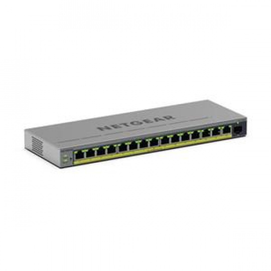 Netgear 16PT GIGABIT UNMANAGEABLE PLUS SWITCH W/ POE+ Netgear 16PT GIGABIT UNMANAGEABLE PLUS SWITCH W/ POE+