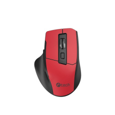 C-TECH Ergo WLM-05/Ergonomická/Optická/Bezdrátová USB/Červená