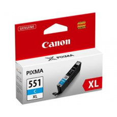 Canon CLI-551 XL C, azurová velká