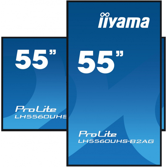 55" iiyama LH5560UHS-B2AG: VA,4K UHD,Andr.11,24/7 55" iiyama LH5560UHS-B2AG: VA,4K UHD,Andr.11,24/7