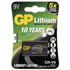 GP CR-V9, 9V, 1ks, lithiová baterie 
