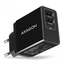 AXAGON ACU-DS16, SMART nabíječka do sítě 16W, 2x USB-A port, 5V/2.2A + 5V/1A AXAGON ACU-DS16, SMART nabíječka do sítě 16W, 2x USB-A port, 5V/2.2A + 5V/1A