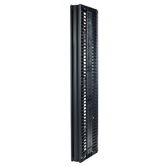 Valueline, Vertical Cable Manager for 2 & 4 Post Racks, 84"H X 6"W, Double-Sided with Doors