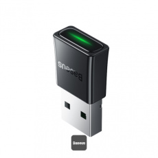 Baseus bezdrátový bluetooth adaptér BA07 černý Baseus bezdrátový bluetooth adaptér BA07 černý