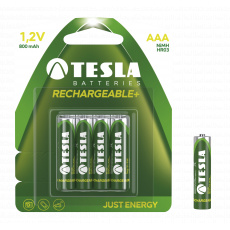 TESLA - baterie AAA RECHARGEABLE+, 4ks, HR03 TESLA - baterie AAA RECHARGEABLE+, 4ks, HR03
