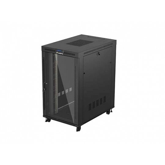 19" VOLNĚ STOJÍCÍ RACKOVÁ SKŘÍŇ 27U/800X1200 (FLAT PACK) S PROSKLENÝMI DVEŘMI LCD ČERNÁ LANBERG 19" VOLNĚ STOJÍCÍ RACKOVÁ SKŘÍŇ 27U/800X1200 (FLAT PACK) S PROSKLENÝMI DVEŘMI LCD ČERNÁ LANBERG