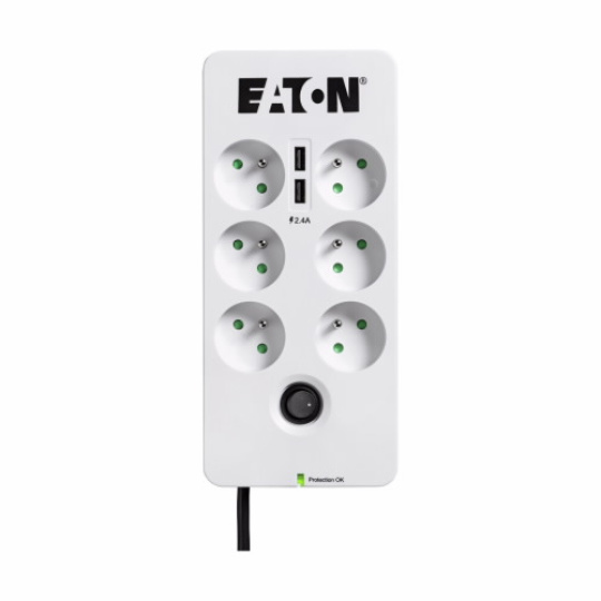 Eaton Přepěťová ochrana Protection Box 6 Tel USB FR