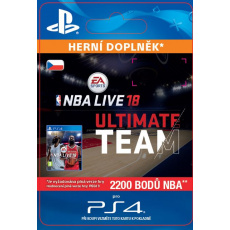 ESD CZ PS4 - EA SPORTS™ NBA LIVE 18 ULTIMATE TEAM™ - 2200 NBA POINTS